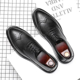 Zingj Men's Shoes British Korean Edition Suit Trend Wedding Business Dress Casual Men's Wedding Shoes
