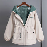 Plus Thick Wind Coat Autumn Winter 2025 New Women's Casual Fashion Small Stormtrooper Cotton