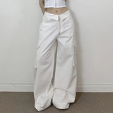 Fold Over Ruched Black Cargo PantsOutfit