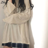 T-shirts Women Chic Candy Color Long Sleeve Solid Basic Fall Ladies Tops Korean Trendy Femme Tees O-Neck Футболка Simple