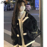 Jackets Women Baggy Tender Ladies Winter Warm Hipster Korean Style New Arrival Chaquetas Para Mujer Design Student