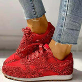 New Women's Shoes Large-Size Fashion Sports Single Shoes