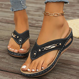Slippers 2025 Spring And Autumn Leisure Retro Clip Toe Comfortable Light Casual Large Size Cool Slippers