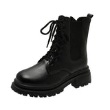 Martin Boots Female 2025 Spring Autumn Fashion Handsome Belt In The British Ankle Boots Spot Direct