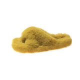 Zingj Autumn And Winter New Style Wear Wool Slippers Female Korean Version Student Net Red With The Same Imitation Rabbit Hair Cross Cotton Drag