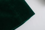 Women's Velvet Suit Jacket Ink Green Suit