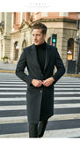 Men's English Men's Long Coat Long Sleeves And Coat Autumn And Winter