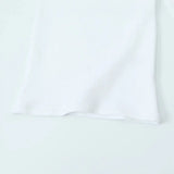 New Stretch Ribs Simple Sleeveless Collar