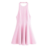 New Wave Swing Hanging Neck Dress