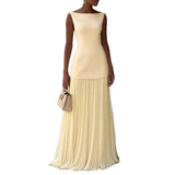 Shein Elegant Dress Party Vest Half Skirt Fold Two