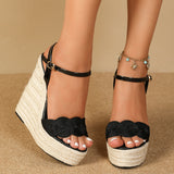 Zingj New Sexy New Stylish Simple Wedge Waterproof Platform