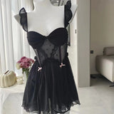 Sexy Pajamas Women Spring And Autumn Pure Lusty High-End Summer Small Breast Lace Sling Aja Syringe