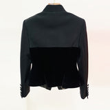 Star Fashion Repair Structure Velvet Splicing Suit Jacket In Autumn And Winter