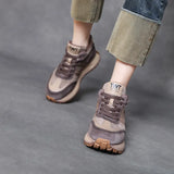 Kraft Sports Casual Shoes Women's Autumn And Winter New Breathable Light And Anti-Slip Lace With Age-Dating Running