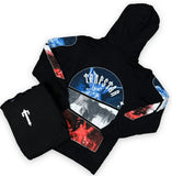 Hoodie Trapstar Letter Casual Street Youth Sweat Cotton Red Black Print Plus Velvet
