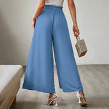 Loose High Waist Crimp Wide