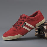 The Autumn Of 2025, The New Men's Low-Help Canvas Shoes Korean Version Of The Classic Student Casual Shoes Flat-Soled With Breathable Board