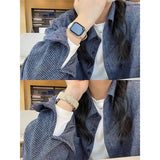 Lattice Grinding Hair This Shirt Jacket Woman 2025 Spring And Autumn Lazy Wind Loose Feeling Loose Bottom Long-Sleeved
