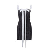 Zingj Summer New Women's French Pure Desire Sexy One-Word Shoulder Lace Stitching Strapless