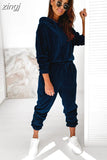 Piece Set Women Tracksuit Velour Women Velvet Set Woman Tracksuit Sets Winter Top & Pants Velvet Suit Conjuntos De