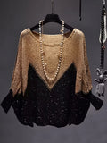 And Winter 2025 New Cover The Ass Lazy Knitted Bottom Shirt Color Fashion Coat Yang Lily Sweater