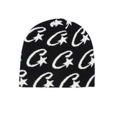Letter Plush Hop Trend Fashion Hat-Free Hottie Street Warm Knitted Hat