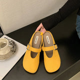 Jane's First Half Slippers Women Wear Half-Dragging 2025 Color Soft Flat Soles Pedaling Muller Shoes