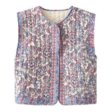 Women's Clothing 2025 Autumn And Winter New Street Fashion Printed Cotton Vest Vest Coat Women