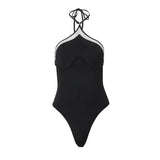 Zingj 2024 New Fashion Sexy Street Hot Girl Cross Hanging Neck Back