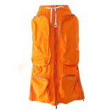 New Can Wear Two Heavy Industry Zipper Long Multi-Pocket Dress Half Skirt Bra Skirt