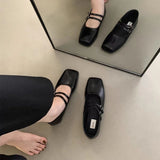 Evening Wind High-End Single-Shoe Women 2025 Autumn New Korean Version Of The Light Mouthed Mary Treasure Shoes Flat