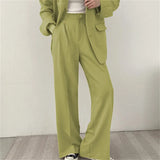 Zingj Suit Jacket Female 2024 New Spring And Autumn Korean Version Chic Small Suit Suit Lady Design Sense