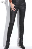 Women Down Pants Velvet Trousers Thickening Slim Thermal Female Warm Trousers Legging High Waist