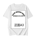 Pattern Printed T-Shirt Small Batch Order Stable Short Sleeve Top