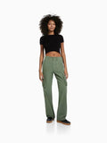 Summer Casual Army Green Overalls Hot High