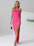 Fashion High-End Women's Sexy Out-To-Shoulder Tective Dress Dress Dress Dress Dress Dress