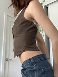 Patchwork Lace Button Down Corset Top- Outfit