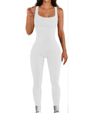 And Summer Threaded Collar Hips Sexy Yoga Sports Long-Sleeved Short-Sleeved Jumpsuit Trousers