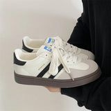 Flat-Bottomed Women's 2025 Autumn New Thick-Soled Small White Shoes Port Air Breathable Leisure Sports Board