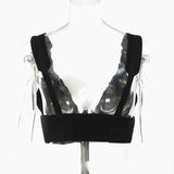 New Close Waisted Metal Adjustable Vest Accessory Blouse