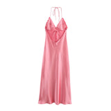 Women's Explosive Temperament Fashion Silk And Silk Texture