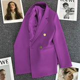 Zingj Fried Street Small Suit Jacket Female 2024 Spring And Autumn New Korean Version Web Celebrity Temperament Small Casual