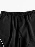 Contrast Piping Flap Pocket Cargo Pants- Outfit