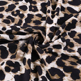 Sexy Women's Dress Spaghetti Strap Leopard Print Sleeveless Aesthetic Costume Bodycon Elegant Party Casual Dress
