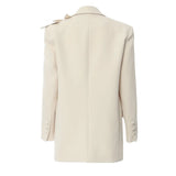 New Overweight Worker Butterfly Burning Flowers Loose-Render Version Of The Blazer Top