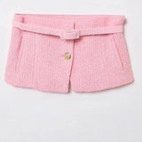 Women's Clothing Explosion Fashion With Belt Texture