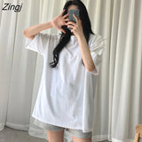 Sleeve T-shirts Women Harajuku Tie-dye Stylish Autumn Chic Top Teens Streetwear All-match Hot Sale Clothing Y2k