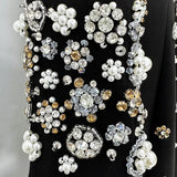 New Star Fashion Heavy Industry Nails Studded Long Dress Dress Dress