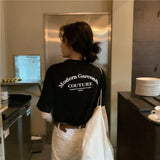 Zingj Schoolgirl Short-Sleeved Jacket Summer 2024 New Korean Edition Loose Versatile Letter Half-Sleeve