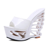 Zingj 2023 Summer Fashion Slippers Wristband Metal Decoration Waterproof Platform With Ultra High With The Korean Version Of The
